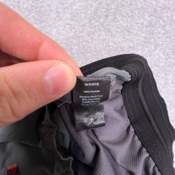 Wowie Sapien Pants Mens Medium Charcoal Pull On Aztec Trim Casual Performance - Picture 12 of 14